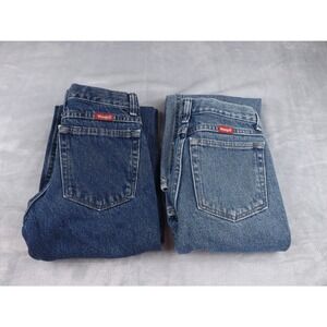 Wrangler Jeans Boys Size 12 Regular Adjustable Waist 2 Pairs